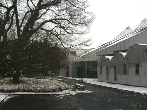 飯田市美術博物館 雪景色 南信州