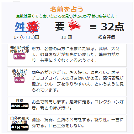 よういちうらない