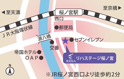 桜ノ宮地図