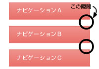 IE listで隙間がでるバグ