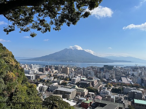 桜島・城山より