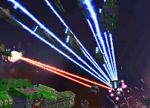 HOMEWORLD戦闘シーン