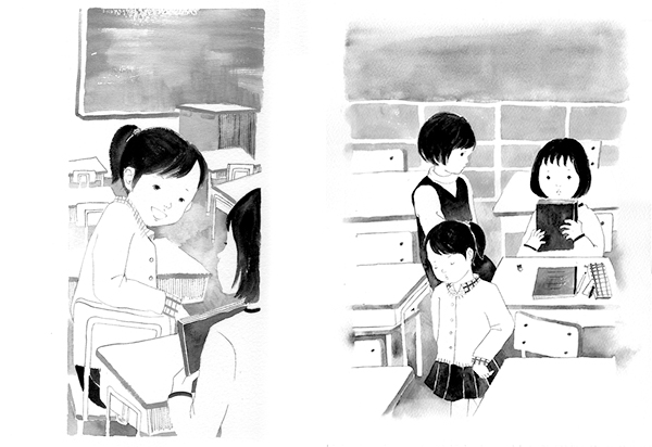『春の海、スナメリの浜』挿絵4