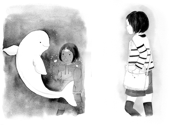 『春の海、スナメリの浜』挿絵6