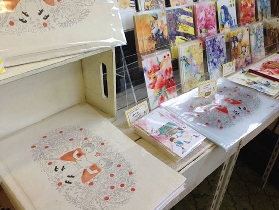 長倉書店「あめふりさんぽ」原画展 オリジナルグッズ