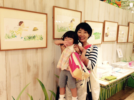 さんさんさんぽ原画展 江頭路子
