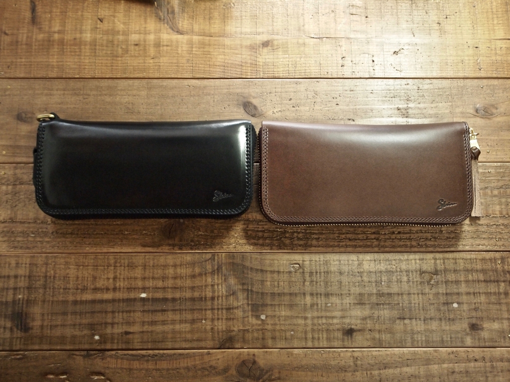 Shun　ウォレットオーダー用 STY original オーガナイザーウォレット(Ink brown