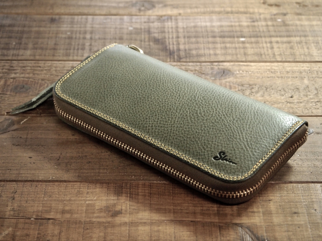 ガルーシャ（エイ革）の革財布／ラウンドファスナーウォレットカスタム