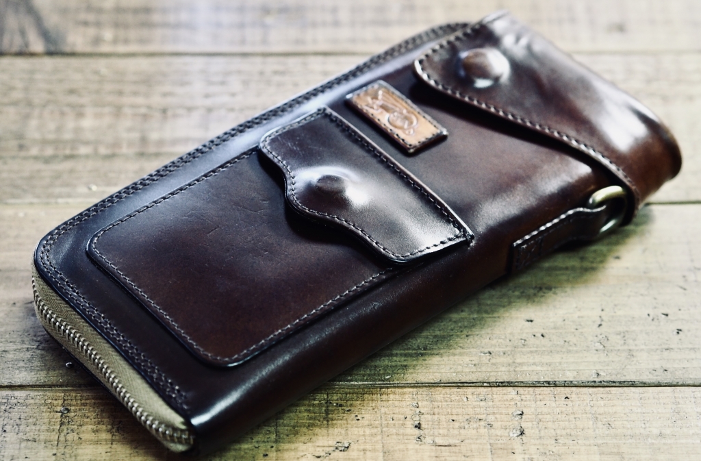 shin leather 長財布 財布|ハンドメイドの革製品SHIN