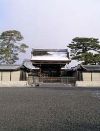 御所の雪景色01