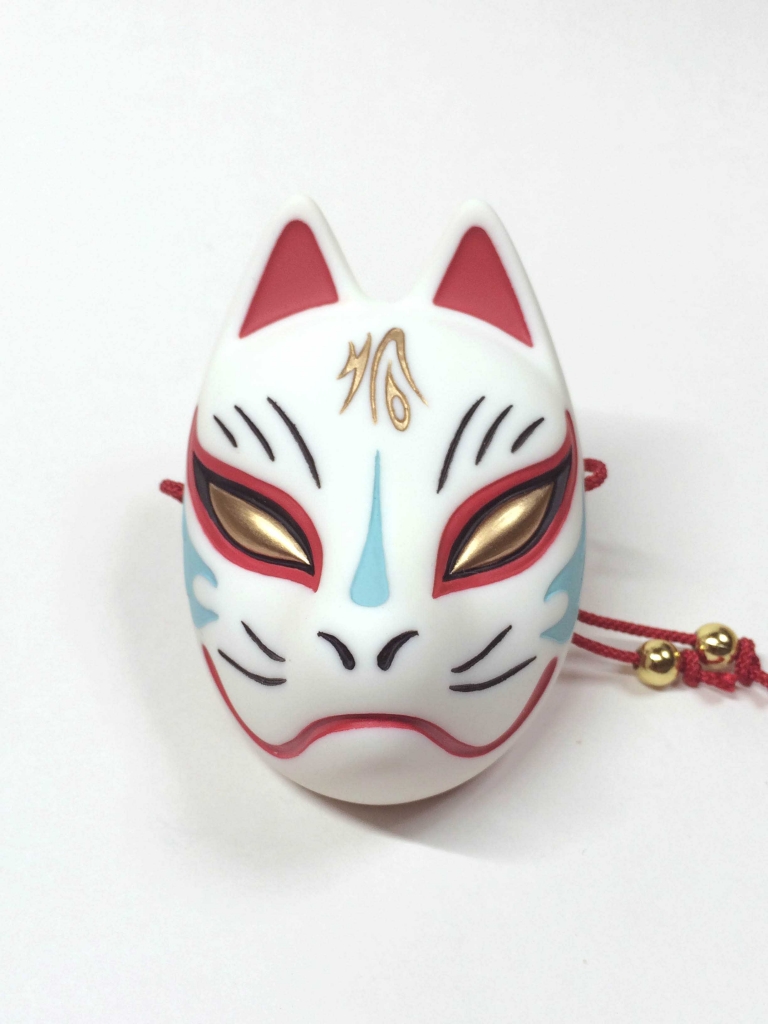 狐のお面 キャラクターお面】狐 きつね お面（プラスチック製）【領収書