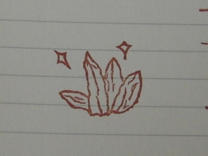 水晶クラスターはんこ