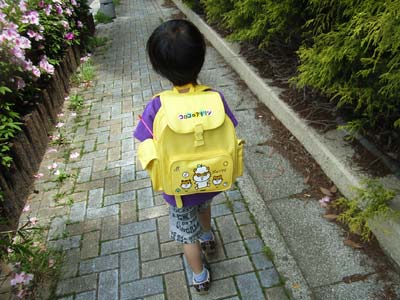 リュックでおでかけ
