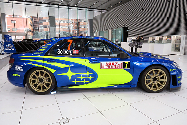 インプレッサ WRX・ 世界ラリー選手権車両　P:Solberg オートアート スバル インプレッサ WRC 2008 P SOLBERG ♯5