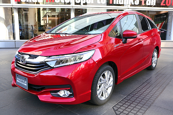 シャトルz ホンダ シャトル ハイブリッド Z レッド Honda Shuttle Hybrid Z