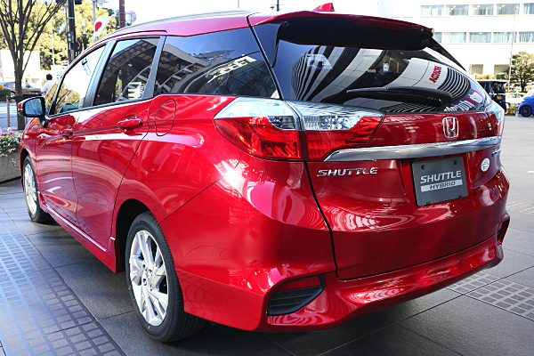 ホンダ シャトル ハイブリッド Z レッド Honda Shuttle Hybrid Z