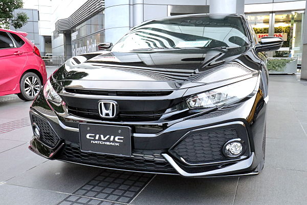 あ*︎様 HATCH ハッチ　7+ LA Grey/Black ホンダ シビック ハッチバック ブラック Honda Civic Hatchback