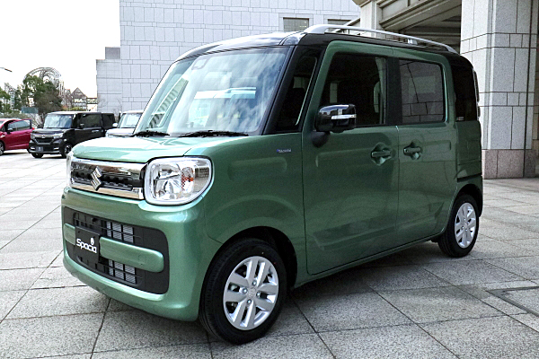 スズキ スペーシア ハイブリッド X グリーン Suzuki Spacia Hybrid X