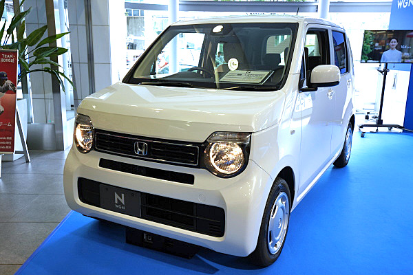 ホンダコムテック 1/43 ホンダ HONDA N-WGN ブルー×ホワイト J05