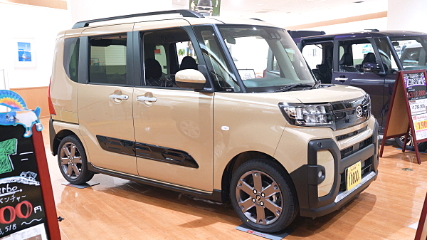 ダイハツ タント ファンクロス ターボ ベージュ Daihatsu Tanto