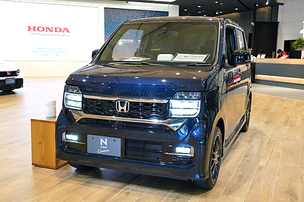 ホンダ Nワゴン カスタム L ターボ ブルー Honda N-WGN Custom L Turbo