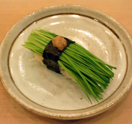 ネギ 寿司 芽