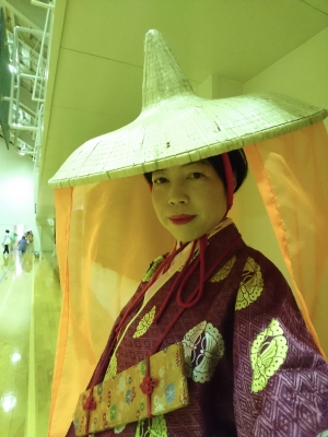 体育館にて2