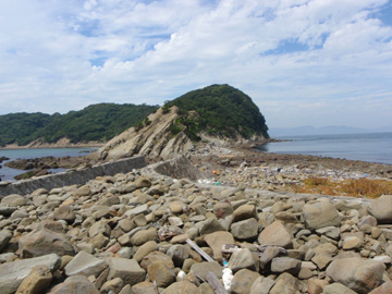 虎島への道