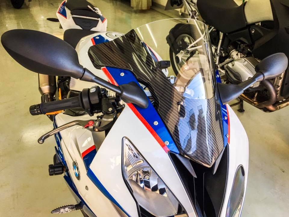 BMW S1000R マジカルレーシング フロントスクリーン カーボン スモーク