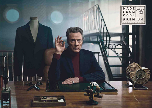 クリストファー・ウォーケンがJACK & JONESの広告に出たよ