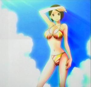 水着の智恵先生