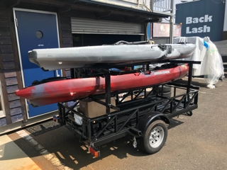 カヤックのトレーラー | サウザーデザイン ブログ