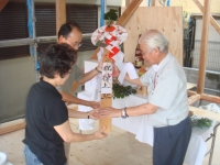 棟木受け渡し