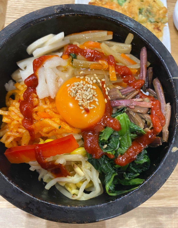 石焼ビビンパセット 韓美膳 八幡東区 | すいかの北九州ランチ