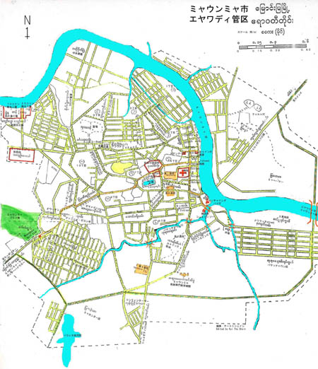 ¥ß¥ã¥¦¥ó¥ß¥ã»Ô³¹ÃÏ¡ÊMyaungmya Down town¡Ë