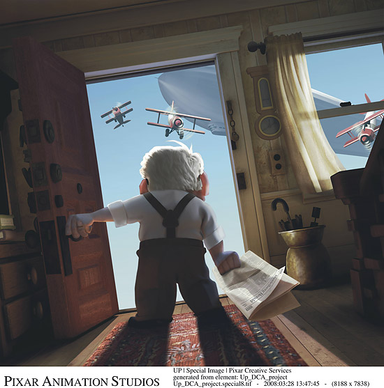 【3DCG】 なんと8Kサイズ!PIXAR 2009年 次々回作『UP』の一枚絵公開