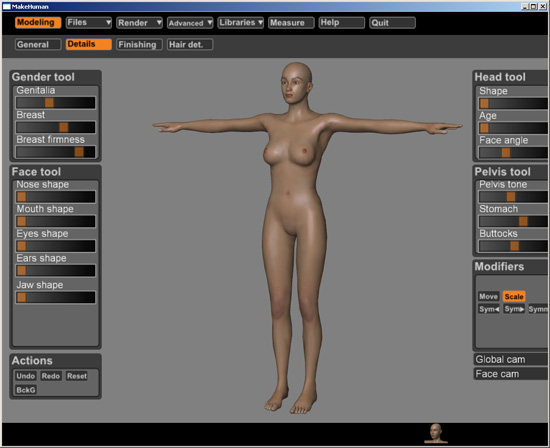 【3DCG】 obj等での書き出しも可能!人体モデルジェネレーター『MakeHuman 1.0 alpha5』