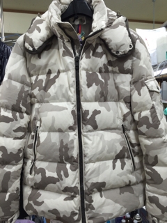 モンクレール シメイCHIMAY ツイードダウンジャケット グレーサイズ1