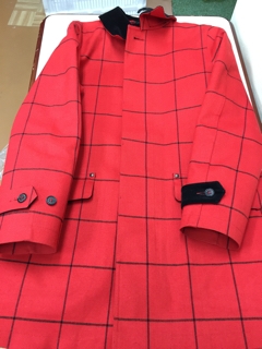 マッキントッシュ ゴム引きウールコートに付いたシミ | クリーニング