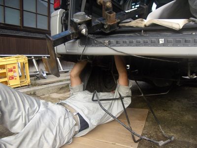 デリカスターワゴンメンテナンス中