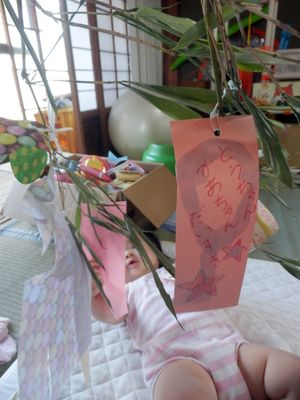 七夕笹飾り