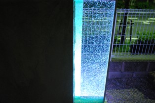 クラッシュガラス水色