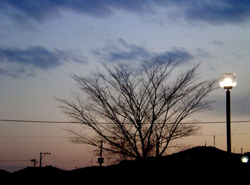 夕暮れの空