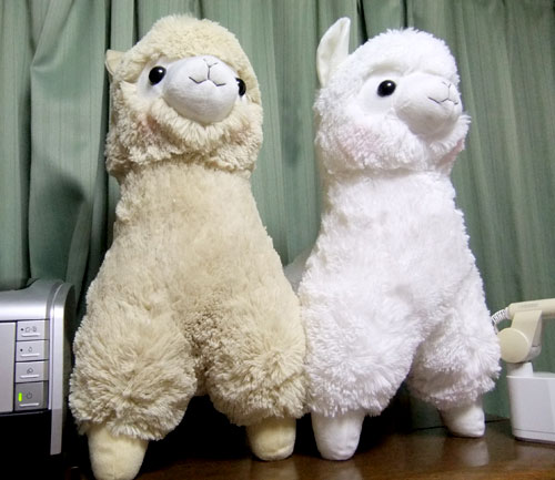 アルパカぬい×2