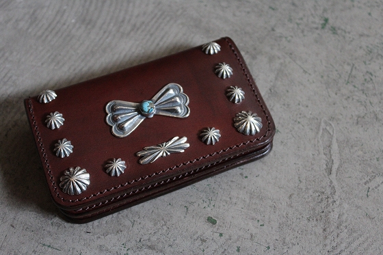 LARRY SMITH TRUCKER WALLET SPECIAL CONCHO CUSTOM!!! | Mr.OLDMAN