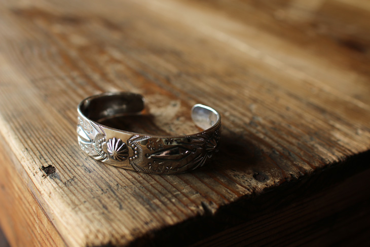 ラリースミス　シルバー革ブレス LARRY SMITH silver925×leather ブレスレット - メルカリ