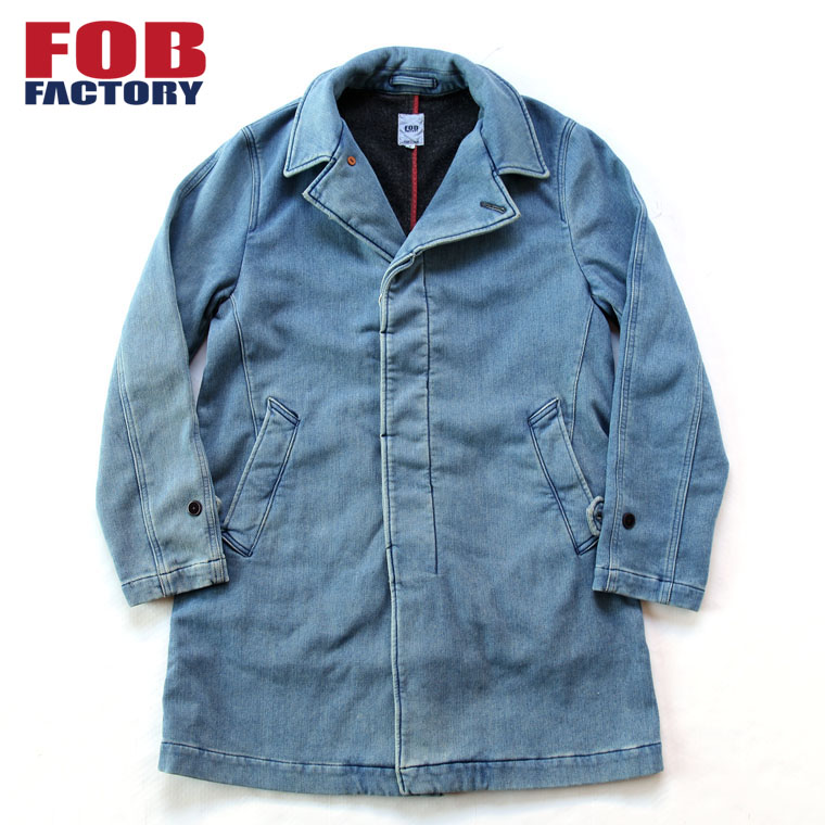 FOB factory リラックスデニムトレンチコート＆ナローイージー