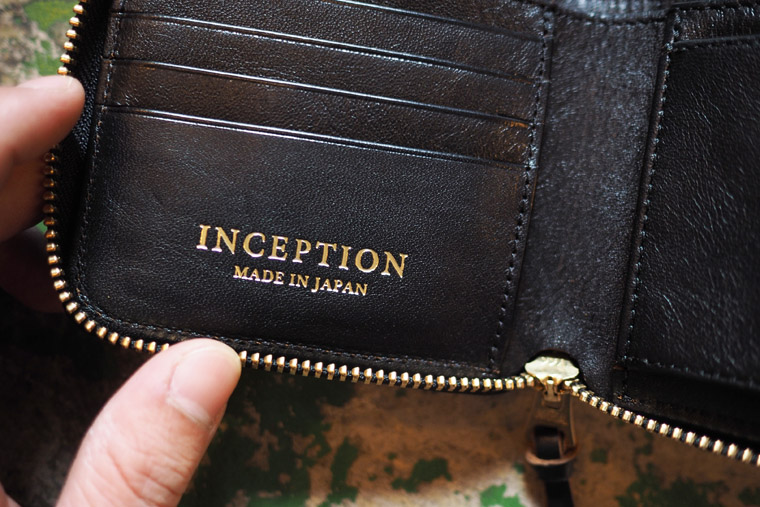 ホースハイドの魅力。INCEPTION ラウンドジッパーウォレット