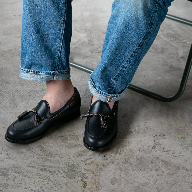 LEATHER & SILVER MOTOのクロムエクセルレザーシューズ。 | Mr.OLDMAN