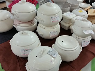 都筑区中川のシェアリーカフェで「サンエフ健康陶器アウトレットセール